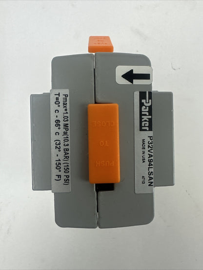 PARKER P32VA94LSAN COMPACT SHUT-OFF VALVE 1/22