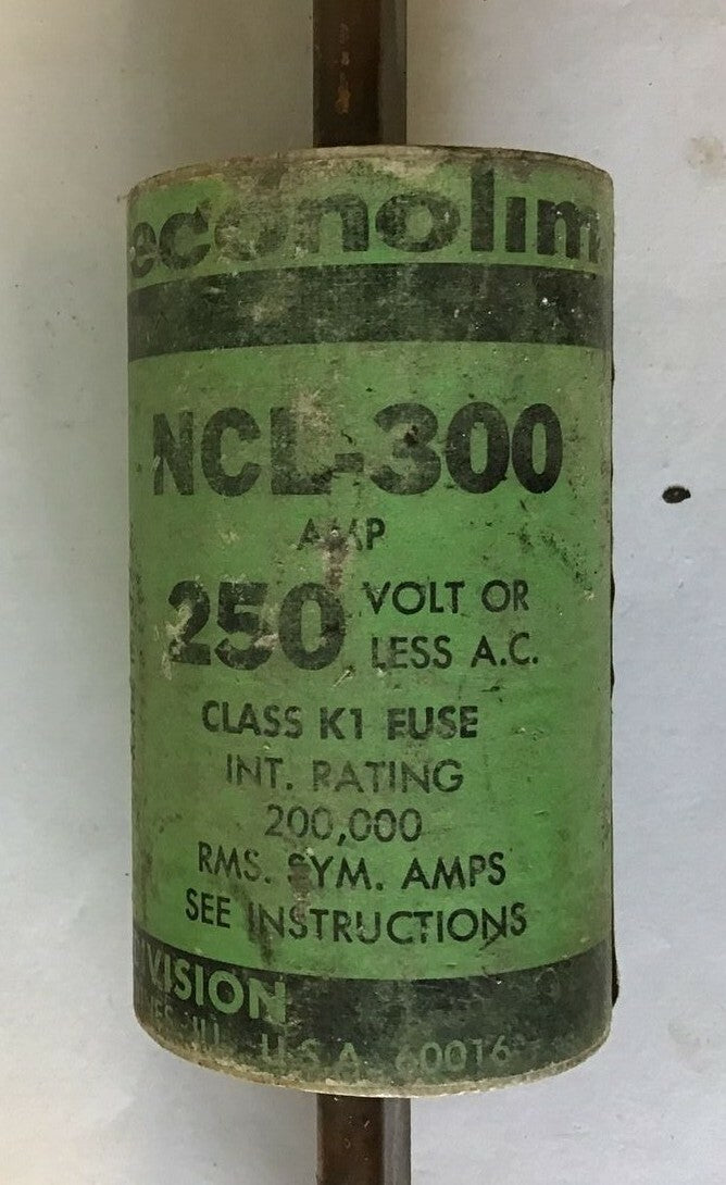ECONOLIME NCL-300 FUSE CLASS K1 250VAC 1