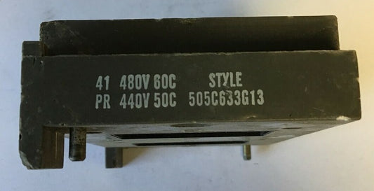 WESTINGHOUSE 505C633G13 COIL 480V 60CY 440V 50CY0