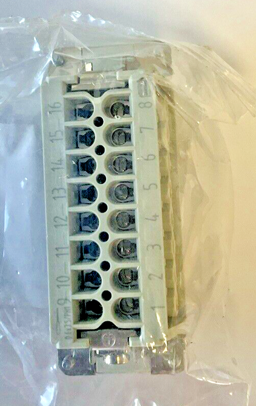 HARTING 09330162701 TERMINAL CONNECTOR 16A 600V 6KV2