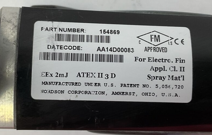 NORDSON 154869 VERSA-SPRAY II POWDER COATING GUN1