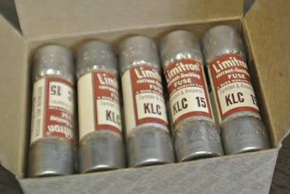 BUSSMANN KLC15 LIMITRON FUSE / 15A / 500V / NEW SURPLUS / EACH3