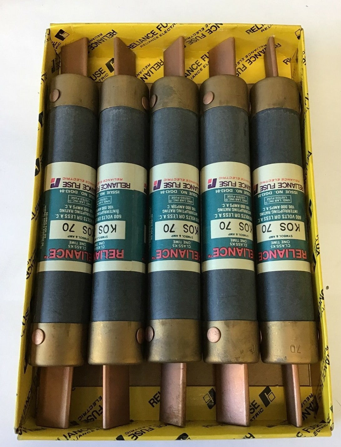 RELIANCE KOS70 FUSE 600V CLASS K5****LOTOF5****0