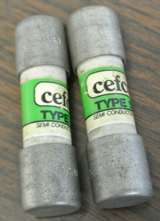 LOT of 2 / CEFCO SF50P30 TYPE SF SEMICONDUCTOR FUSE / 30A / 500V 0