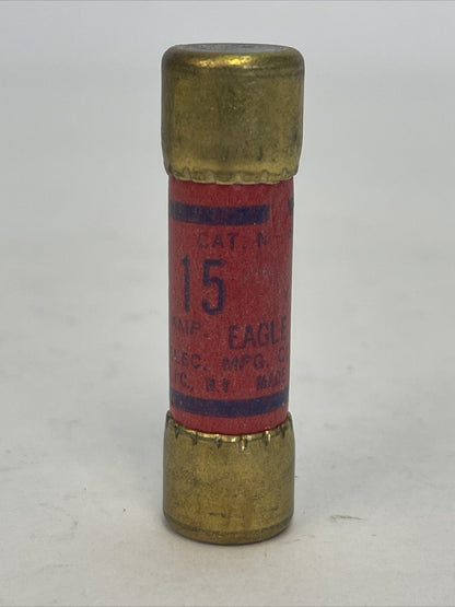 EAGLE 655 FUSE 15AMP 250VAC (LOT OF 10)1