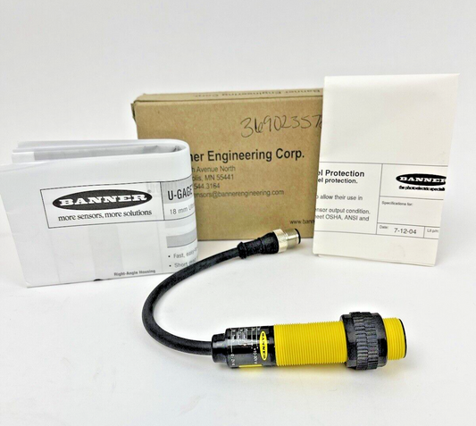 BANNER ENGINEERING - S18UBAQPMA - ULTRASONIC PROXIMITY SENSOR - 727220