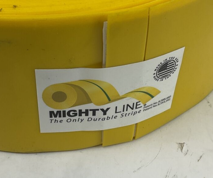 MIGHTY LINE YELLOW DURABLE FLOOR TAPE 3" X 100'1