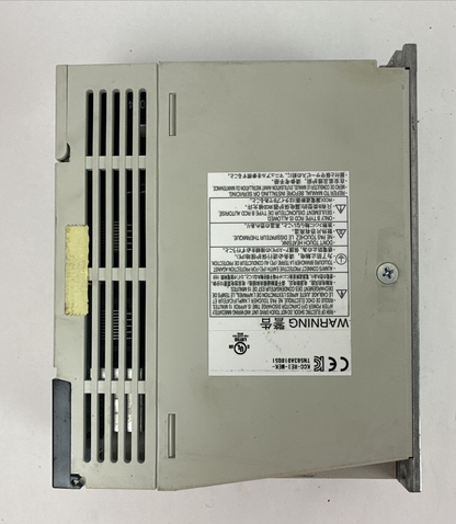 MITSUBISHI MDS-B-SVJ2-01 SERVO DRIVE UNIT OUTPUT 1.2A 3PH 170V INPUT 200-230V5