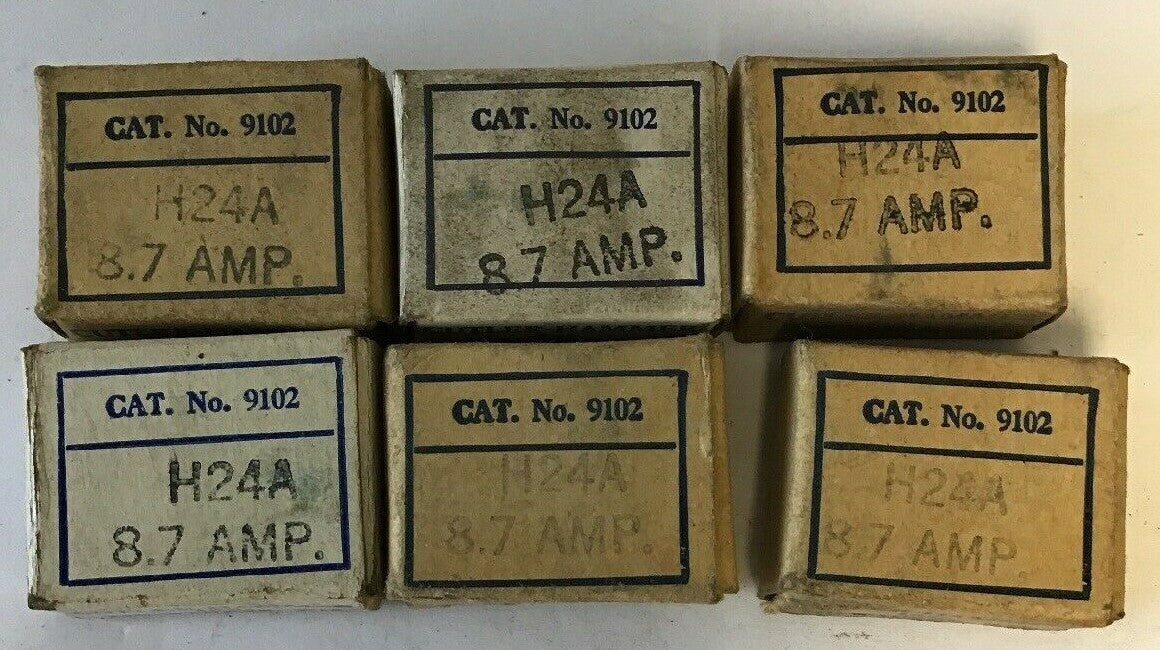 CUTLER HAMMER 9102 H24A  8.7AMP HEATER****LOTOF6****0