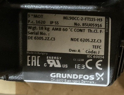 GRUNDFOS MTR3-8/8 A-W-A-HUUV CENTRIFUGAL PUMP 60HZ3
