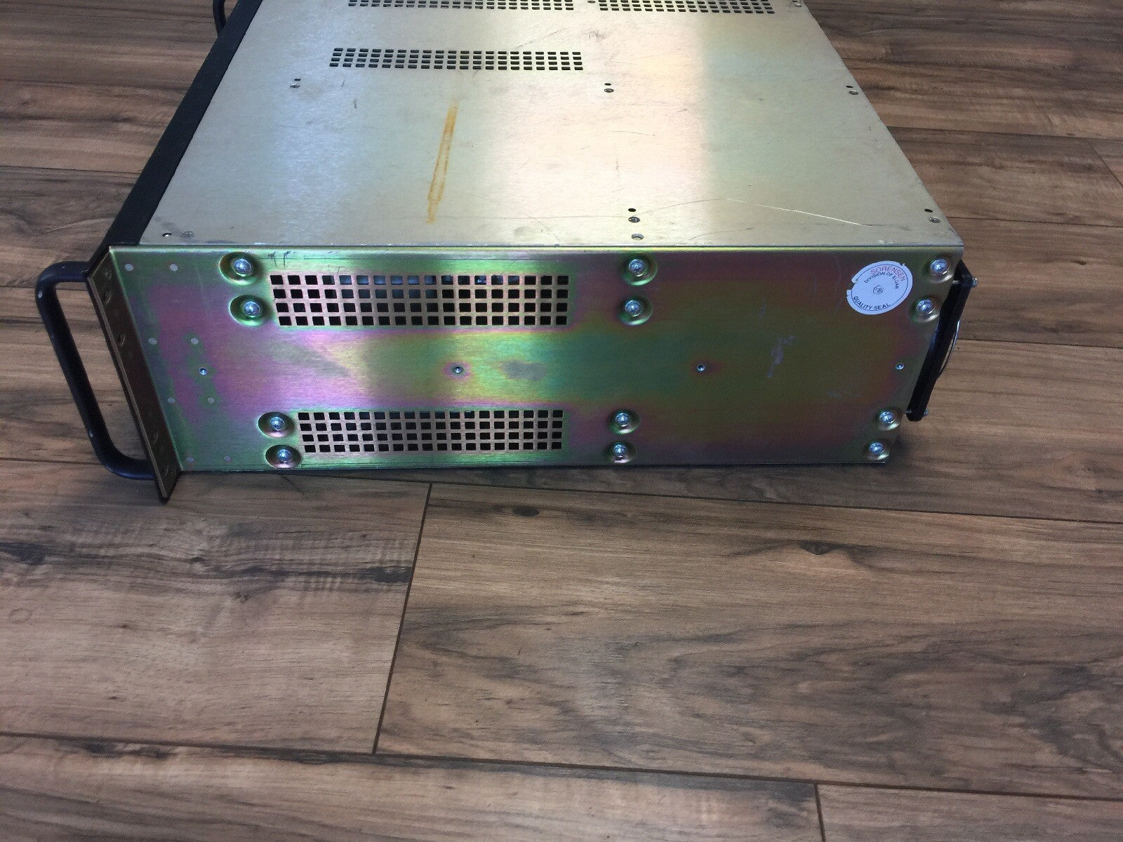 SORENSEN DCR 20-80B2 POWER SUPPLY INPUT 115VAC 30A/PH 50/60HZ OUTPUT 0-20VDC 4