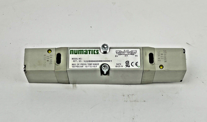 NUMATICS - 122BB600M000061 - PNEUMATIC DOUBLE SOLENOID PILOT VALVE - 2012 SERIES0