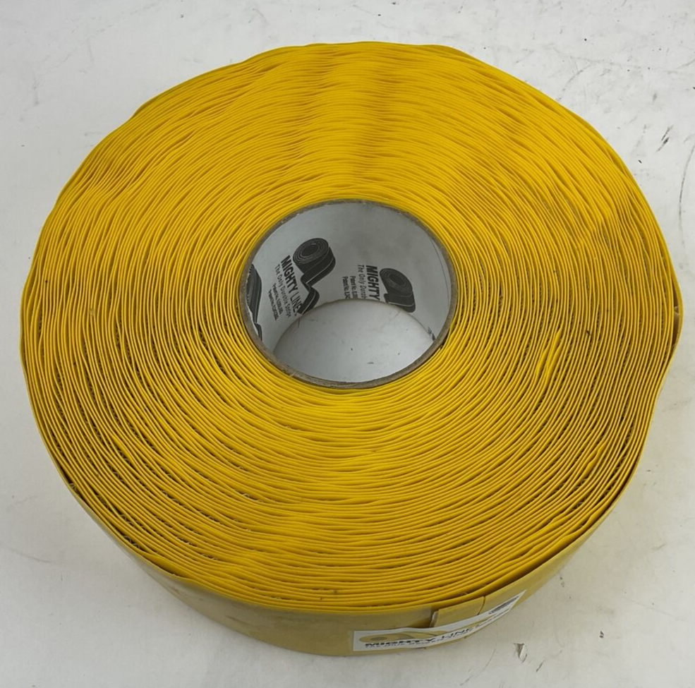 MIGHTY LINE YELLOW DURABLE FLOOR TAPE 3" X 100'2
