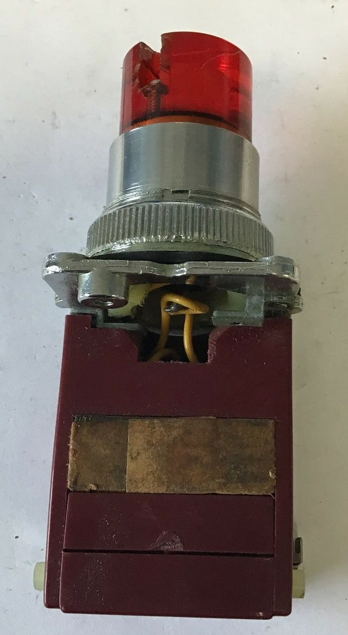  REES 4300-979 SELECTOR KNOB 949-6522 RED KNOB 115V 60CY3