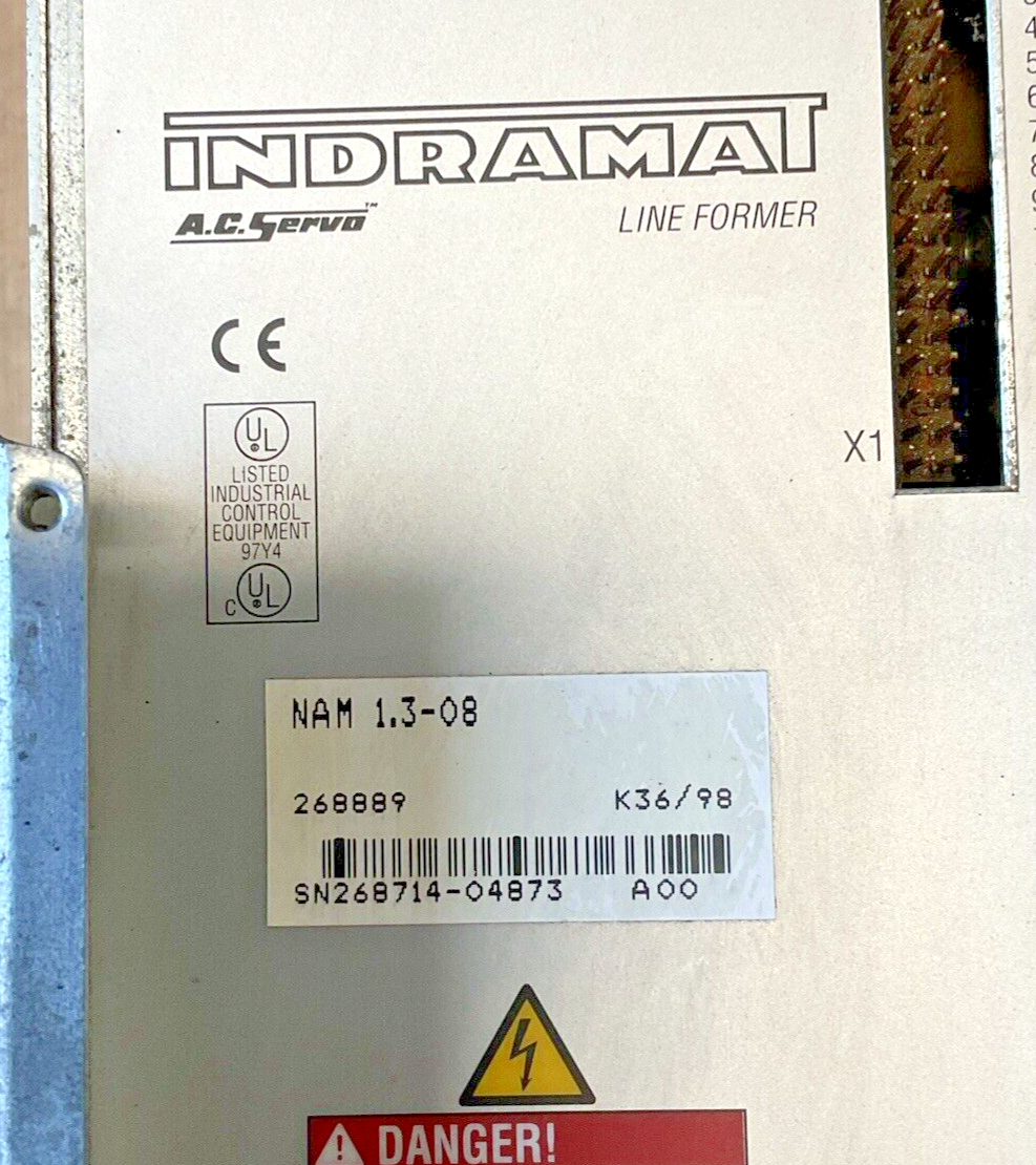 IINDRAMAT NAM 1.3-08 AC SERVO LINE FORMER5