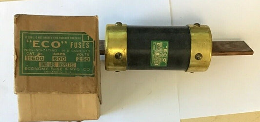 ECONOMY FUSE 11600 NON-INDICATING FUSE 600A 250V "ECO"0