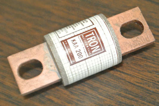 BOX of 5 / BUSSMANN / TRON KAA200 RECTIFIER FUSE / 200A / 130V / NEW SURPLUS0