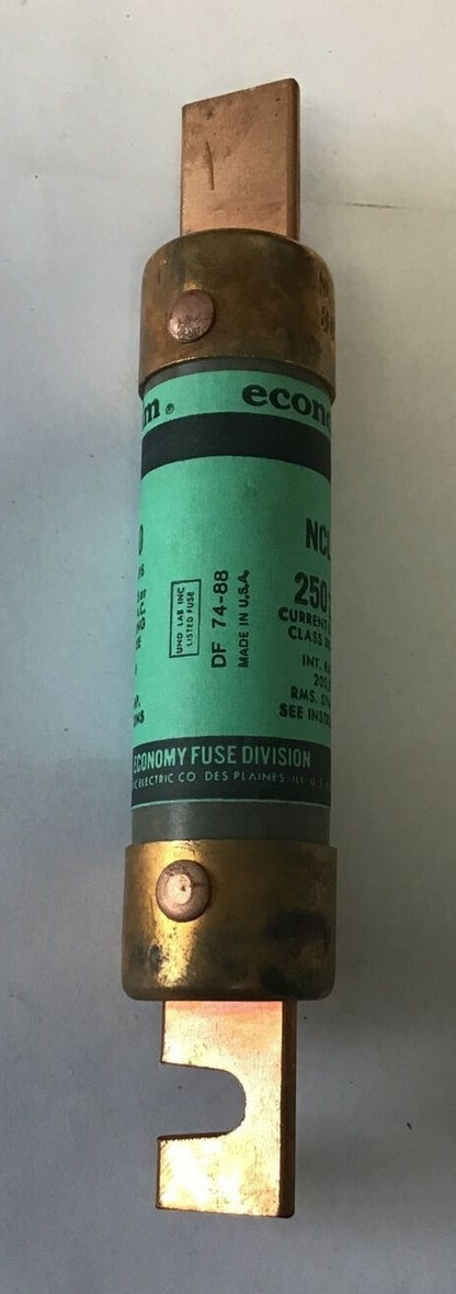 ECONOMY NCLR 80 ECONOLIM CURRENT LIMITING FUSE RK1 80A 250V NCLR 80***LOTOF5***4