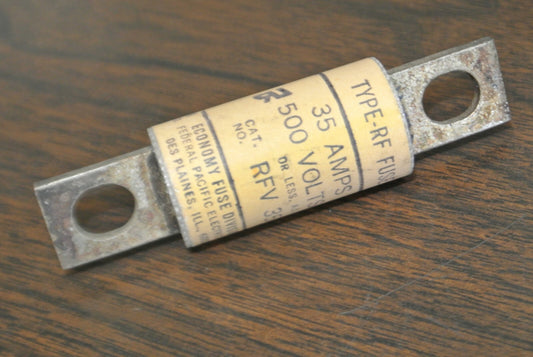 ECONOMY / FPE RFV35 TYPE RF SEMICONDUCTOR FUSE / 500V / 35A / NEW SURPLUS / EACH0