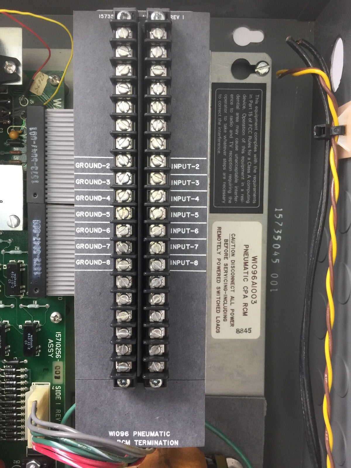 HONEYWELL W1096A1003 PNEUMATIC CPA RCM  15710256-001 15710255-0017