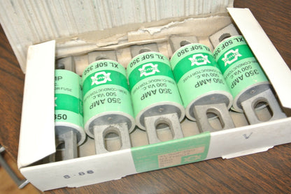 BOX of 5 / BRUSH XL50F350 SEMICONDUCTOR FUSE / 350A / 500VAC / NEW SURPLUS3