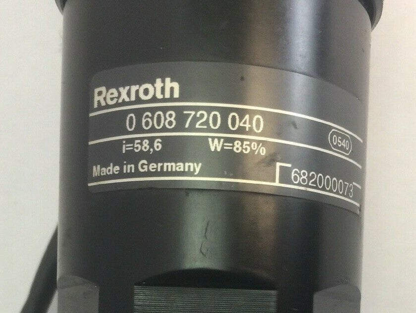 REXROTH 0608701018 DRIVE SPINDLE 0608720040 NUT RUNNER 0608801004 OFFSET DRIVE3