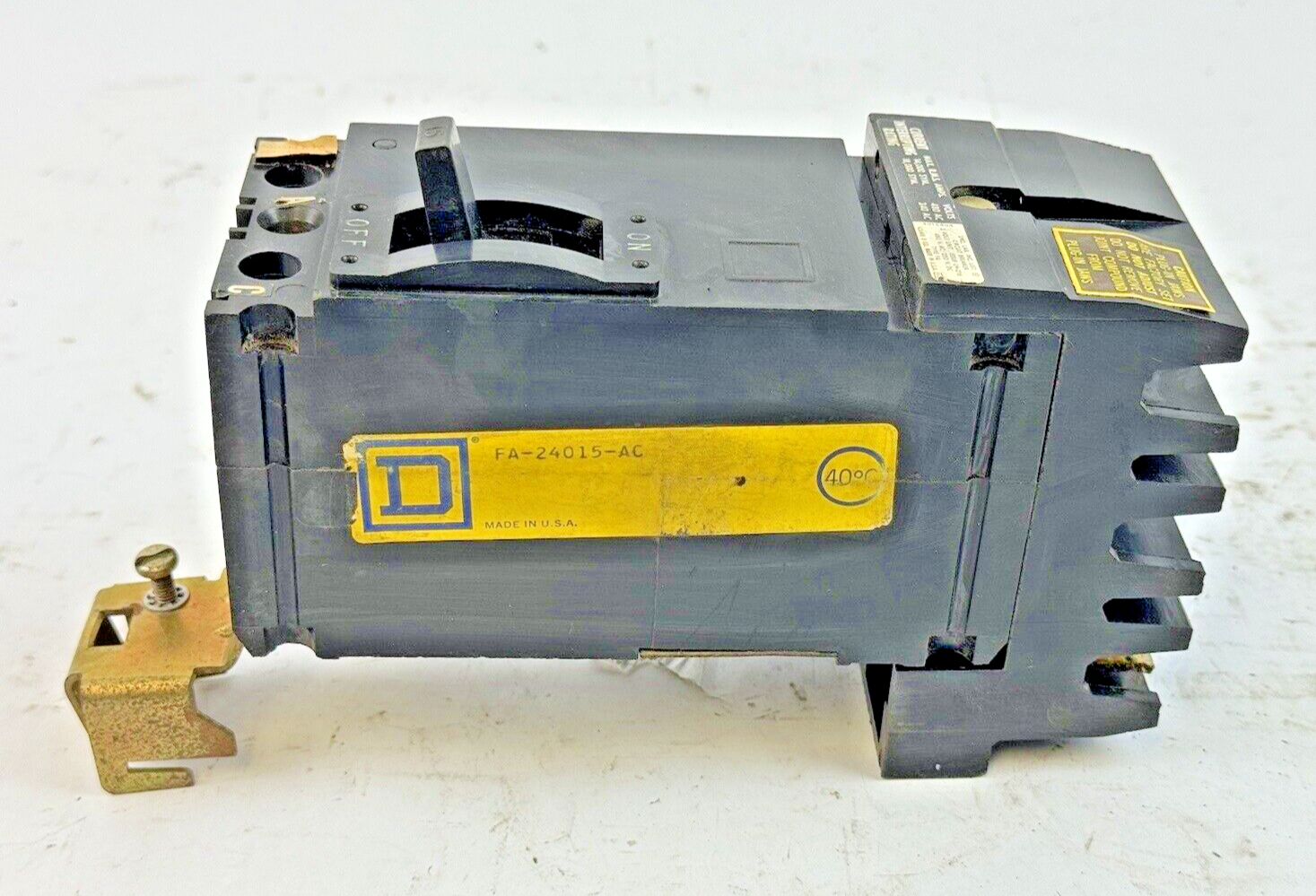 SQUARE D - FA24015AC - I-LINE MOLDED CIRCUIT BREAKER - 15 AMP/2 POLE/480 VAC2