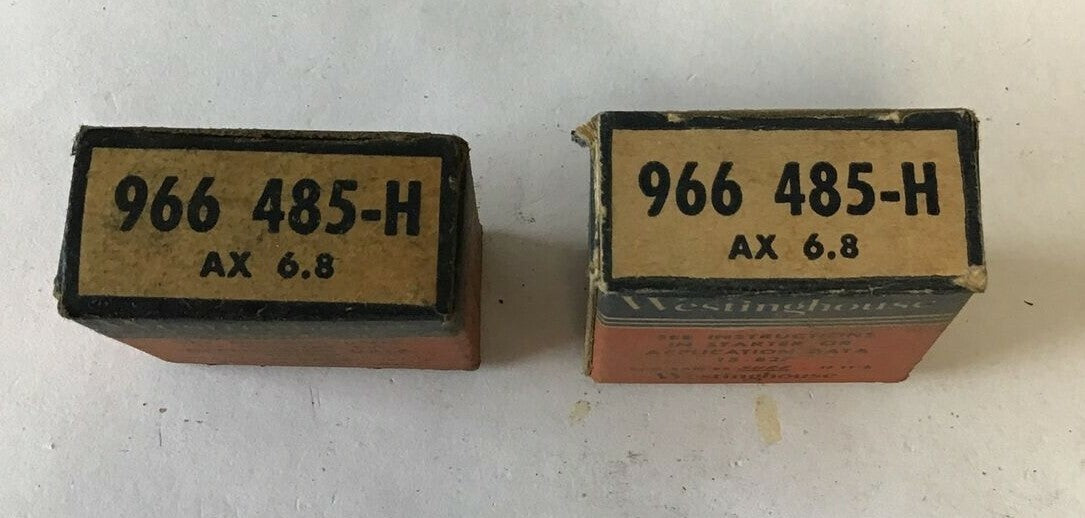 WESTINGHOUSE 966 485-H OVERLOAD HEATER AX 6.8***LOTOF2***0