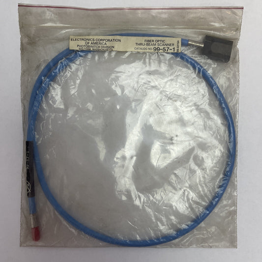 ELECTRONICS CORPORATION 99-57-1 PHOTOSWITCH FIBER OPTIC THRU-BEAM SCANNER0