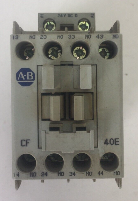 ALLEN BRADLEY 700-CF400D* CONTACTOR  SER A 600VAC 25A COIL 24VDC0