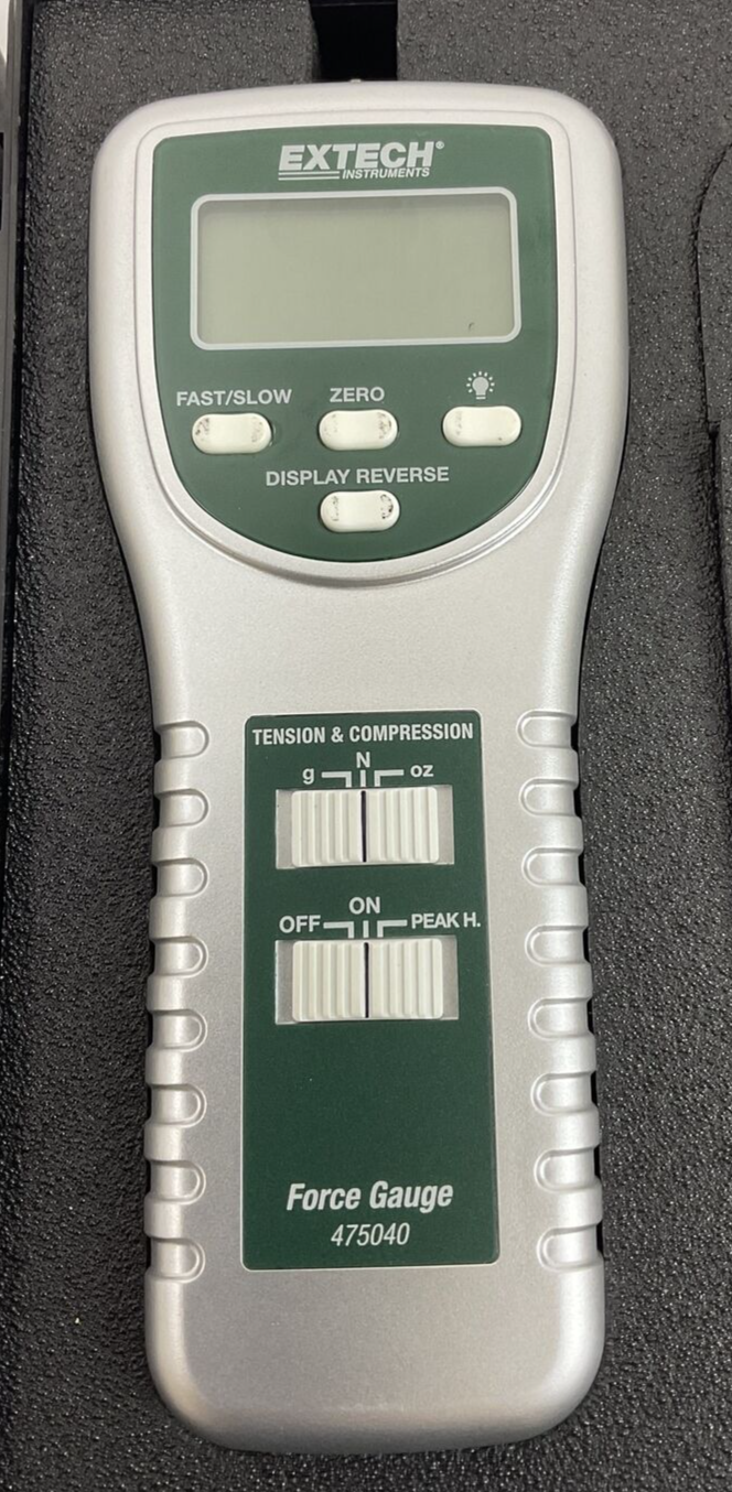 EXTECH DIGITAL 475040 FORCE GAUGE *POWER CORD NOT INCLUDED*1