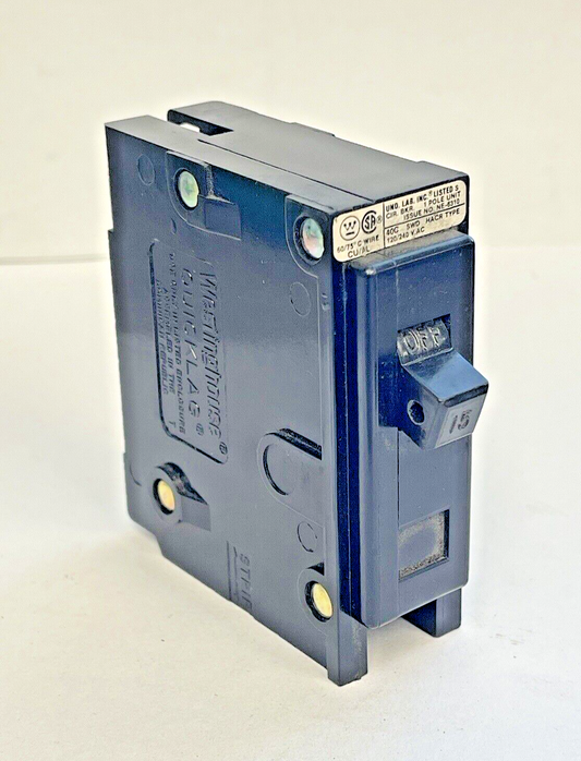 CUTLER-HAMMER / WESTINGHOUSE - QPHW1015 - 15A/1 POLE/240 VAC/QUICKLAG -NEW0
