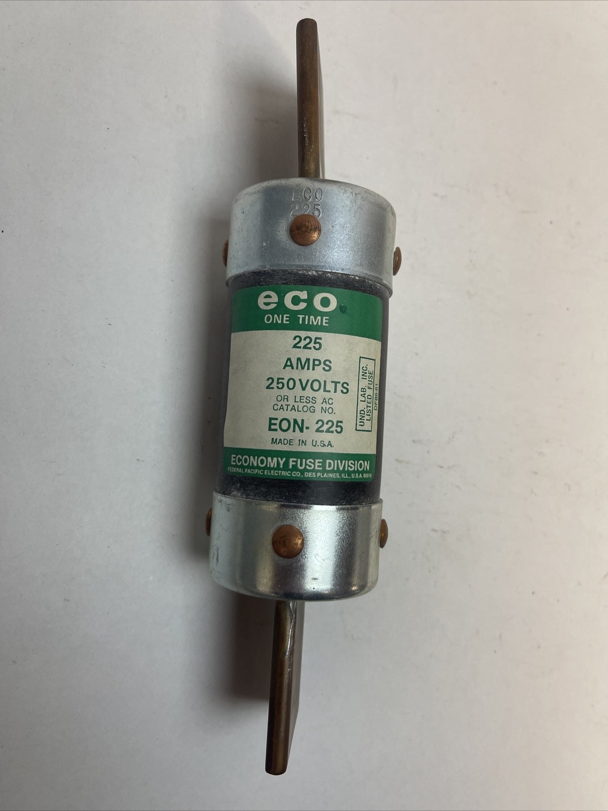 ECONOMY EON225 ECO ONE TIME FUSE 225AMP 250VAC1
