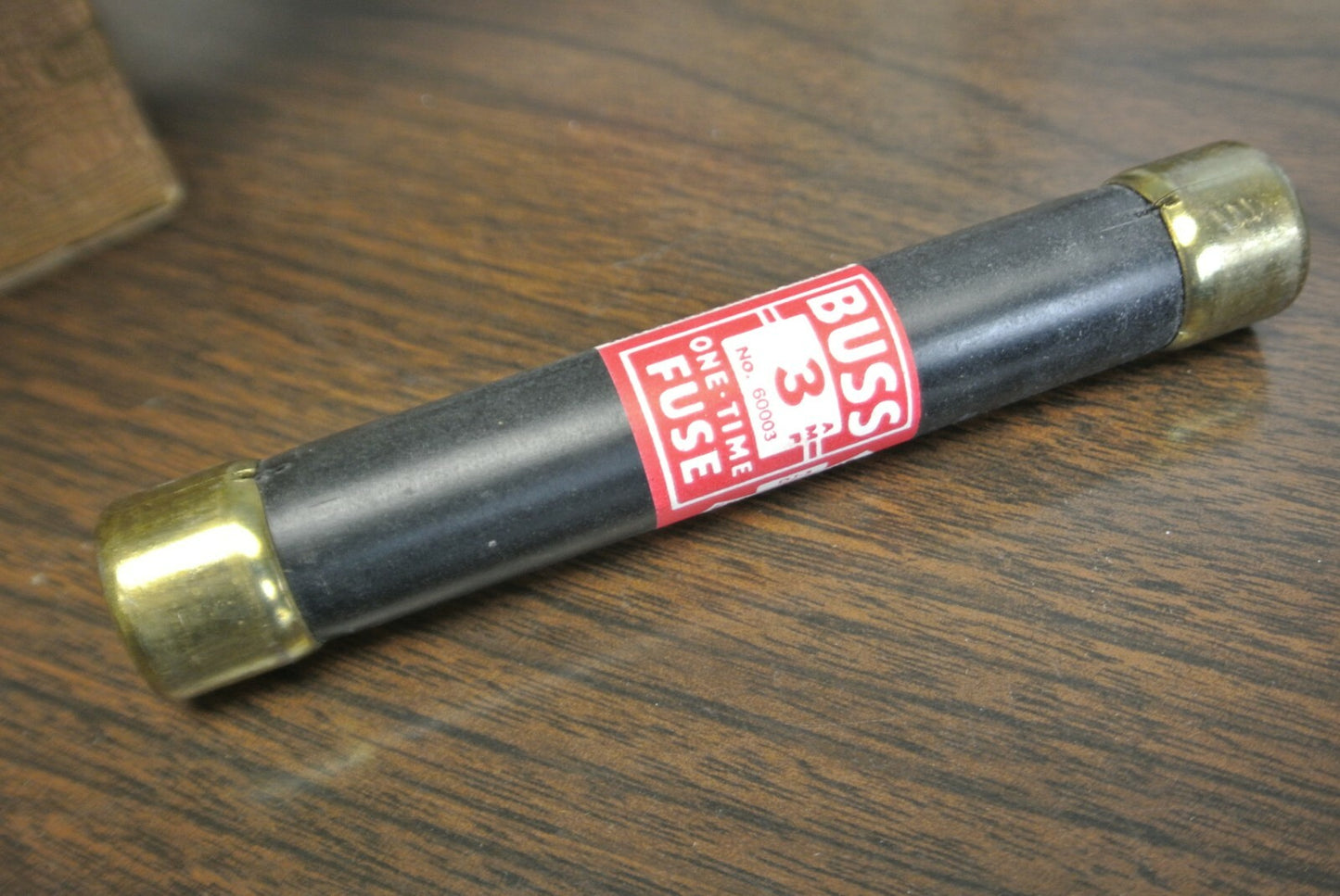 LOT of 10 / BUSS 60003 ONE-TIME FUSE / 3A / 600V / NEW SURPLUS0