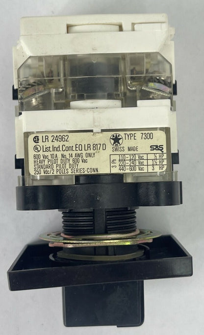 SPRECHER + SCHUH LR 24962 SWITCH 600VAC 3HP2