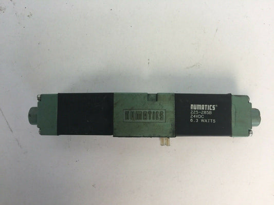 NUMATICS 225-285B SOLENOID VALVE 24VDC 6.3 WATTS0
