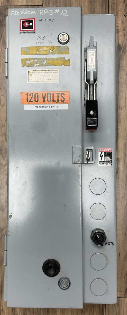 CUTLER HAMMER ECN1818CAC COMBINATION STARTER0