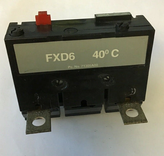 SIEMENS FXD6 200A TRIP 71305A00 MAG. ADJ. 900-20000