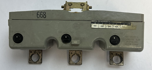 ITE HJ3-T300 CIRCUIT BREAKER TRIP UNIT 300AMP0