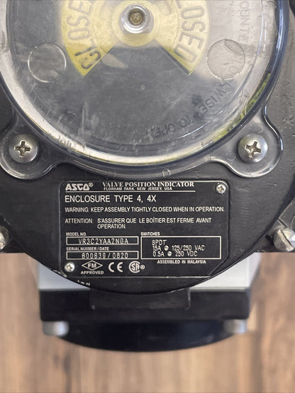 DEZURIK WATER CONTROLS 9407209R004 SIZE 3 M295 DA/DLS 150PSI VR3C2YAA2NGA 250VDC3