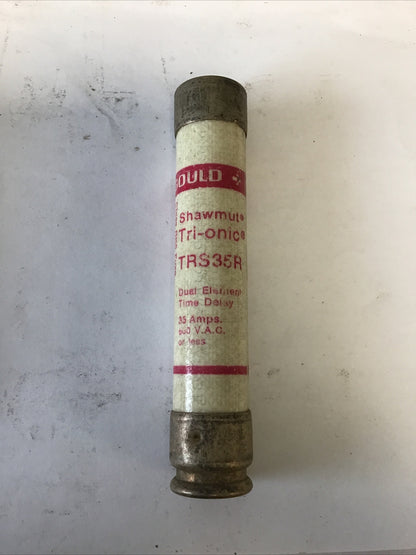GOULD SHAWMUT TRS35R FUSE 600VAC/300VDC CLASS RK5 35A ***LOTOF3***1