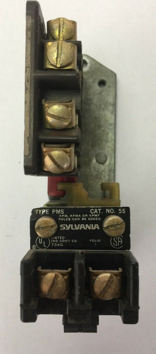 SYLVANIA PMS 6S SLIM JIM RELAY TB139-1 COIL 110-120V 60HZ0