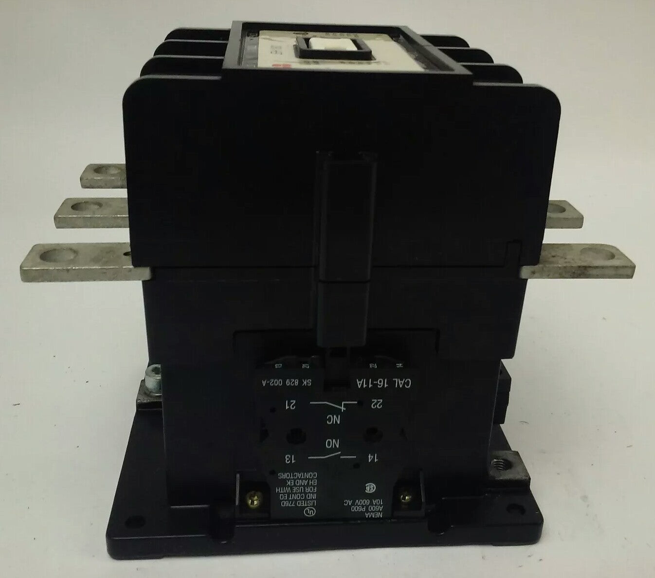 ABB EH160 CONTACTOR, 3PH, 3P BREAKING, 600V, 50-150H.P., 190A, 24V COIL, NEW9