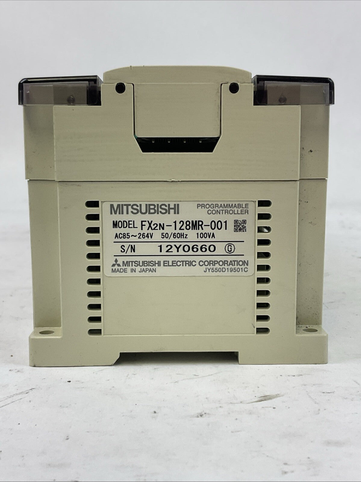 MITSUBISHI FX2N-128MR-001 PROGRAMMABLE CONTROLLER 85-264VAC 50/60HZ 100VA1