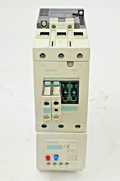 SIEMENS - 3RT1045-1BB40 & 3RU1146-4LB0 & 3RH1921-1CA10 (X2) & 3RT1936-1ER001