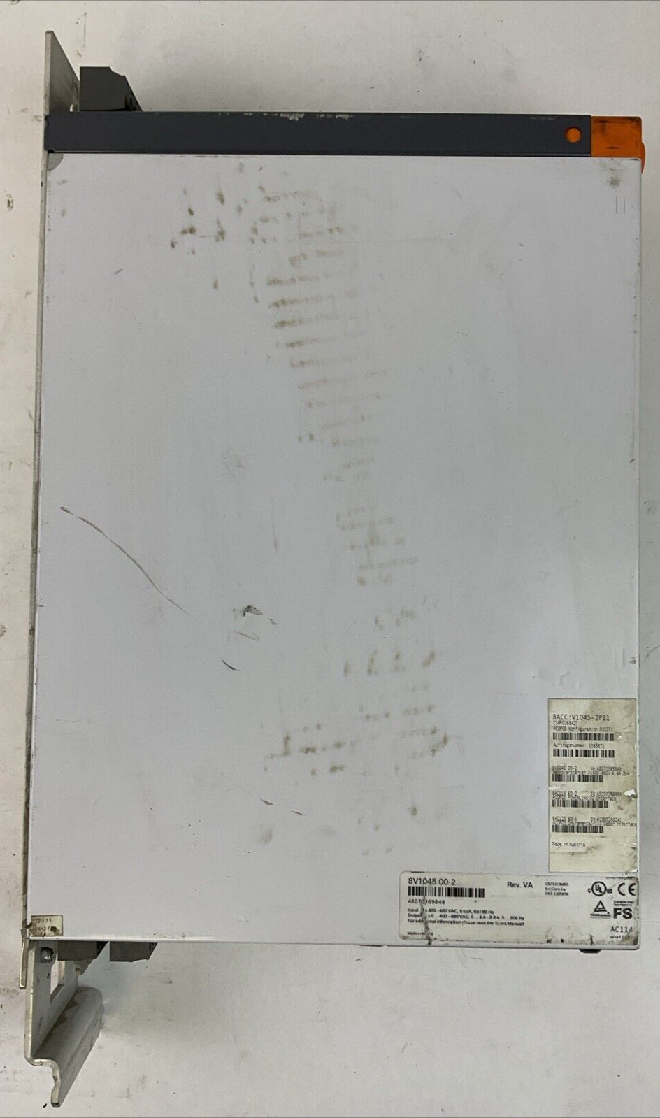 B&R ACOPOS 1045 8V1045.00-2 REV VA SERVO DRIVE 8AC123.60-1 REV E0 8AC114-60.24