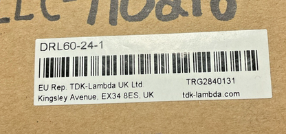 TDK-LAMBDA DRL60-24-1 POWER SUPPLY MODULE 240VAC 28VDC 50/60HZ 60W1