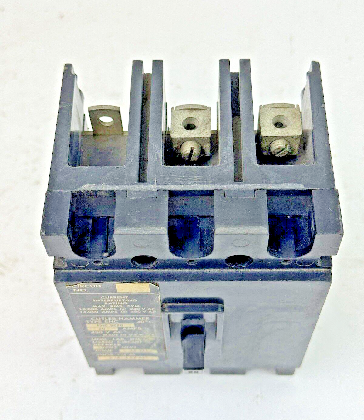 CUTLER-HAMMER / EATON - EHC3020 - CIRCUIT BREAKER - 20A/ 240 VAC/ 3 POLE5