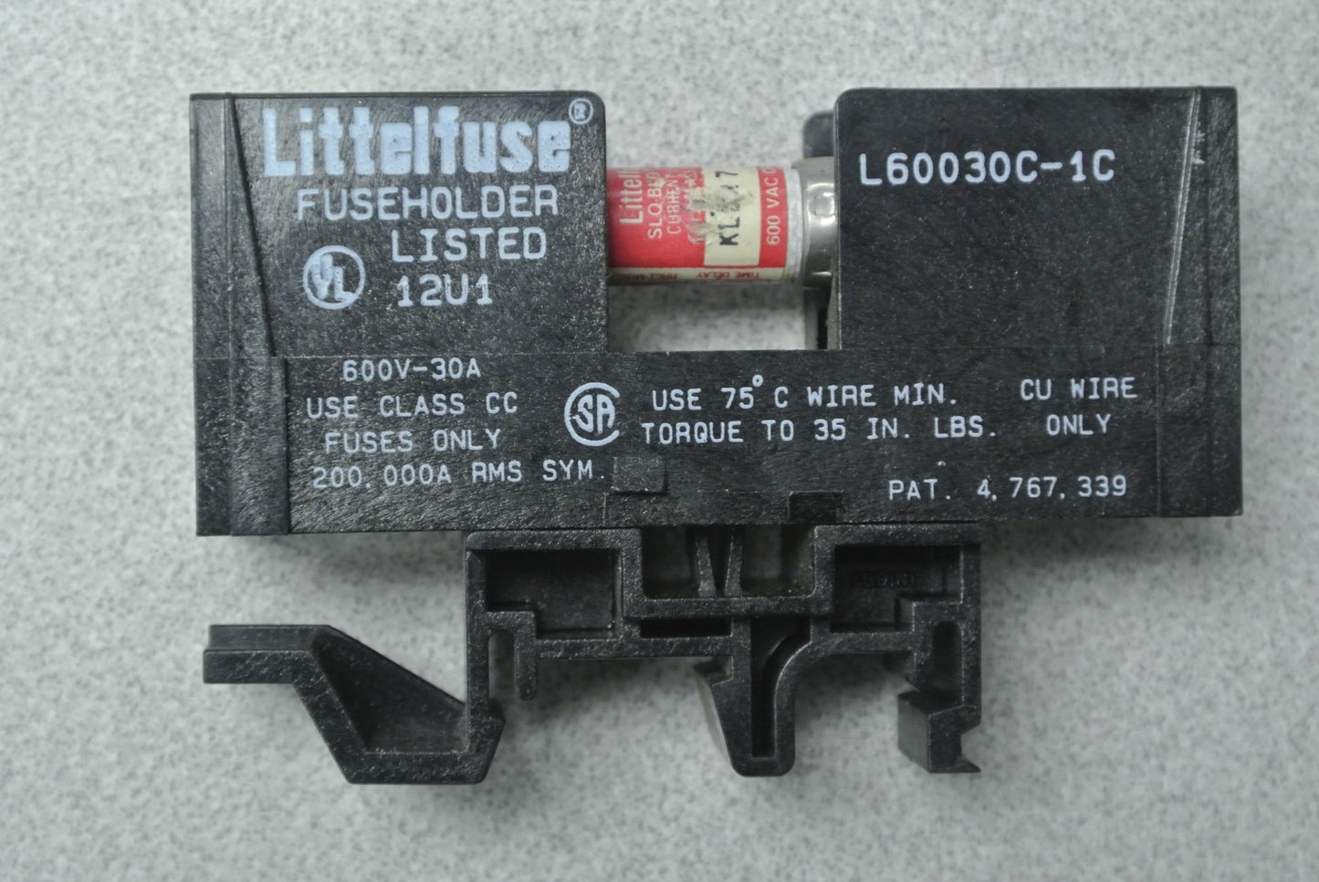 LITTELFUSE L60030C-1C / FUSEHOLDER w/ FUSE / 600V / 30A / EACH0