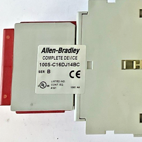 ALLEN BRADLEY 100S-C16DJ14BC CONTACTOR SER.B | 100-C16D*10 W/ 100S-F1